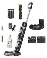 JIMMY HW9 Pre čierna / Tyčový vysávač a mop / bezdrôtový / 300 W / 3000 mAh / 82 dB / 0.6 L / až 80 min prevádzky / dopredaj (HW9 Pro)
