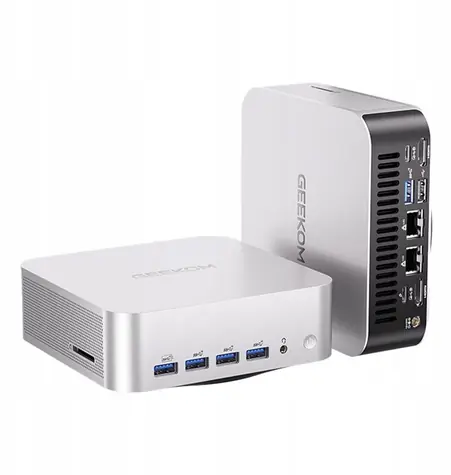 GEEKOM A9MAX strieborná / AMD AI 9 HX 370 2.0GHz / 32GB DDR5 / 1TB SSD / Radeon 890M / W11P (GMA9MAXAI9HX370-321-)
