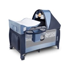 LIONELO Postýlka cestovní Sven Plus Blue Navy (LLOZSVENBUNAYXXXXXXX)