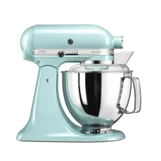 KitchenAid 5KSM175PSEIC ledová modrá / Kuchyňský robot Artisan / 300W / 4.8 l / 10 rychlostí / kov (5KSM175PSEIC)