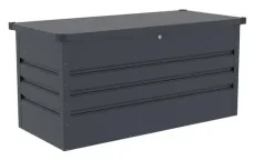 G21 Denver antracitová / Záhradný box / Plechový / Objem 280 l (ZB-G21-350A)