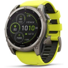 Garmin Fenix 8 Solar 51 mm titán žlté