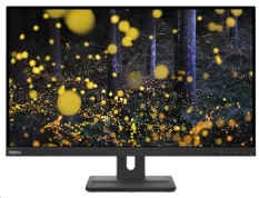 27" Lenovo E27q-20 černá / IPS / 2560 x 1440 / 4ms / 1000:1 / 300cd-m2 / HDMI+DP / Pivot (62D0GAT1EU)
