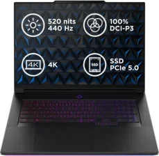 Lenovo Legion 9 18IAX10 černá / 18" WQUXGA / Intel Core Ultra 9 275HX / 32GB / 1TB SSD / RTX 5080 16GB / Bez OS (83EY002LCK)