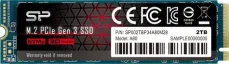 Silicon Power M.2 2280 A80 2TB / Interní SSD / PCIe Gen 3x4 / čtení:3400MBs / zápis:3000MBs (SP002TBP34A80M28)