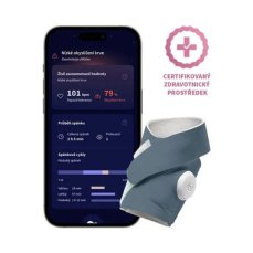 Owlet Dream Sock Bedtime Blue / Múdra ponožka / Monitor zdravia pre dieťa (BMRHNN67IM)