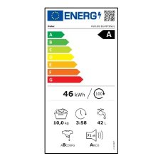 HAIER HW100-B14979NU1S (10kg, A, 1330ot/min,smart ,černe dvere