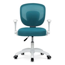 Autronic Dětská židle, výškově nastavitelná, modrá síťovina, KA-K1062 BLUE