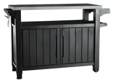 Keter UNITY XL 207L grafitový / Grilovací stolík / úložný priestor 207 l (230419)