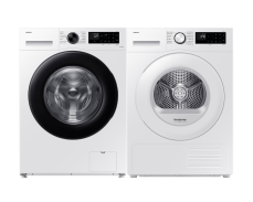 Samsung 8 kg washing machine white Series WW5000C + 9kg dryer with SmartThings and Hygiene Care white Bílá F-WW80CGA0TELE
