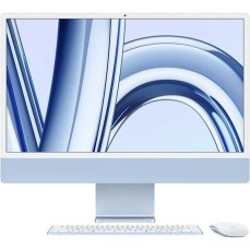 CTO Apple iMac 24" (2023) / Modrý / 16GB / Mouse / CZ KLV / Stojan / 256GB SSD