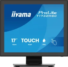 17" IIYAMA T1732MSC-B2S / Dotykový monitor / TN / 1280 x 1024 / 250 cd/m2 / 5 ms / HDMI+DP+VGA (T1732MSC-B2S)