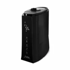 Airbi TWIN Ultrazvukový zvlhčovač vzduchu s ionizátorom a možnosťou aromaterapie čierna / 30W / 5 l / 120-350 ml-h (8594162600335)