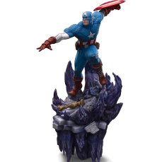 Soška Iron Studios Deluxe BDS Art Scale 1/10 Marvel: Infinity Gauntlet Diorama - Captain America
