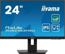 24" IIYAMA ProLite XUB2463HSU-B1 čierna / IPS / 1920x1080 / 16:9 / 3ms / 1300:1 / 250cd / repro / HDMI / DP (XUB2463HSU-B1)