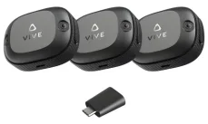 HTC VIVE Ultimate Tracker 3+1 Kit černá / Sada pohybových senzorů pro VR / 6DoF sledování / 5 GHz Wi-Fi (99HAUB001-00)