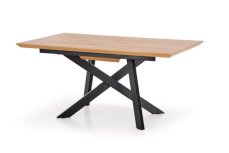 Halmar CAPITAL 160-200 cm, dub zlatá / černá (2 karton)