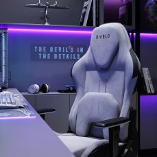 Diablo X.One Prime Normal Size herní židle stříbrno-šedá