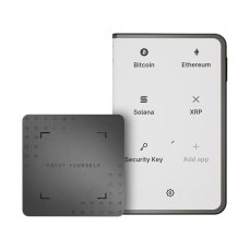 Ledger Stax krypto peněženka s Recovery Key (iOS/Android/MacOS/Windows/Linux)