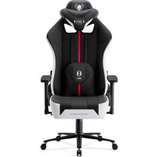 Diablo X-Player 2.0 King Size látková herní židle bílo-černá