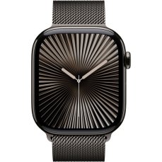 Apple Watch Series 10 Cellular 46mm Břidlicově šedý titan s břidlicově šedým milánským tahem S/M