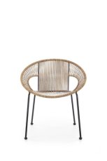 Halmar BARI rattan přírodní / černá (1p=1szt)