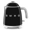SMEG 50's Retro Style černá / Rychlovarná konvice mini / 0.8L / 1400W (KLF05BLEU)