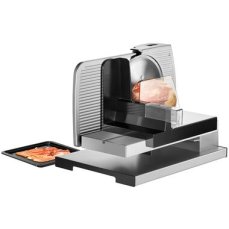 Unold 78826 stříbrná / elektrický kráječ potravin / 100 W / průměr nože 170 mm / tloušťka řezu 0-23 mm (78826)