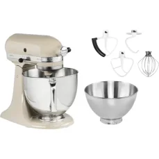 KitchenAid 5KSM175PSEAC mandľová / Kuchynský robot Artisan / 300W / 4.8 l / 10 rýchlostí / planetárny systém (5KSM175PSEAC)