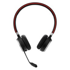 Jabra Evolve 65 SE/Stereo/BT/Bezdrát/MS/Černá-červená