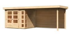 Dřevěný zahradní domek KERKO 3 s přístavkem 280 Lanitplast