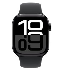 Apple Watch Series 10 GPS 42mm Alu Sport Band S/M Jet Black/Black