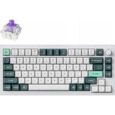 Keychron Q1 HE herní klávesnice (US) (Gateron nebula switch) bílá