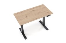 Halmar B53 s funkcí nastavení výšky, dub zlatá / černá (1p=1szt)