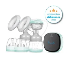 TrueLife Nutrio BP Electric Double / elektrická odsávačka / 9 úrovní odsávání / 3 režimy - odsávání, stimulace, masáž (TLNBPELD)