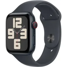 Apple Watch SE (2024) GPS + Cellular 40mm Temne atramentové hliníkové telo - Temne atramentový športový remienok M/L (MXGD3QC/A)
