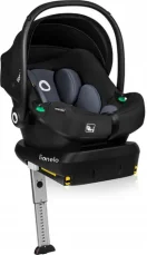 LIONELO Autosedačka se základnou Astrid i-Size 40-87cm Black Grey (LO-ASTRID I-SIZE SET BLACK GRE)