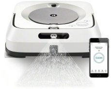 iRobot Braava Jet m6 / Robotický mop / iAdapt 3.0 / suché a mokré upratovanie / Virtuálna stena / Wi-Fi / biela (m613840)
