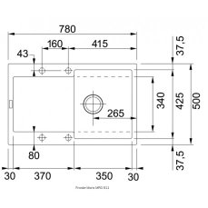 drez kuchynský Franke Maris MRG 611 piesok 1140284834