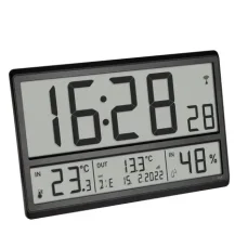 TFA 60.4523.01 - Nástenné hodiny s vnútornou teplotou/vlhkosťou a vonkajšou teplotou (TFA60.4523.01)