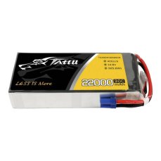 Tattu 22000mAh 14.8V 30C 4S1P Lipo Battery Pack with EC5 (IN-TAA22K4S30EC5)
