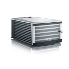 Graef DA 506 strieborno-čierna / sušička potravín / 650 W / sušicia plocha 0.65 m2 / 6 poschodí 295 x 365 mm / 30-70 ° C (DA 506)