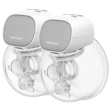 Momcozy S9 Pro šedá / Odsávačka mateřského mléka / bezdrátová / sada 2 ks / 180 ml / 2 režimy (BP274-GR71BA-A)