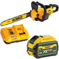 DeWalt DCMCS574X1 / Aku řetězová pila / 54V XR Flexvolt / Délka lišty 45 cm / 1x 9.0 Ah (DCMCS574X1)