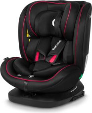 LIONELO Autosedačka Bastiaan i-Size 40-150 cm, Black Red (LO-BASTIAAN I-SIZE BLACK RED)