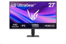 27" LG 27G411A-B černá / IPS / 1920x1080 / 16:9 / 1500:1 / 250cd-m2 / HDMI  DP (27G411A-B.AEU)