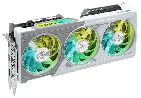 ASRock Radeon RX 9060 XT Steel Legend OC 8GB / 3320MHz / 8GB GDDR6 / 128-bit / 1x HDMI + 2x DP / 550W (8) (90-GA5ZZZ-00UANF)