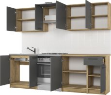 Halmar DARIA 240 korpus: dub, přední barva: antracit (10p=1kpl) (10 karton)