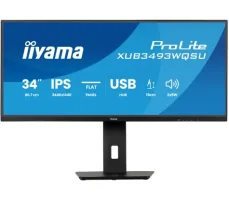 34" IIYAMA ProLite XUB3493WQSU-B6 černá / IPS / 3440x1440 / 21:9 / 1ms / 1000:1 / 400cd / HDMI+DP / repro (XUB3493WQSU-B6)