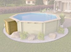 Technický úložný box KARIBU 87x74x121 cm Dekorhome